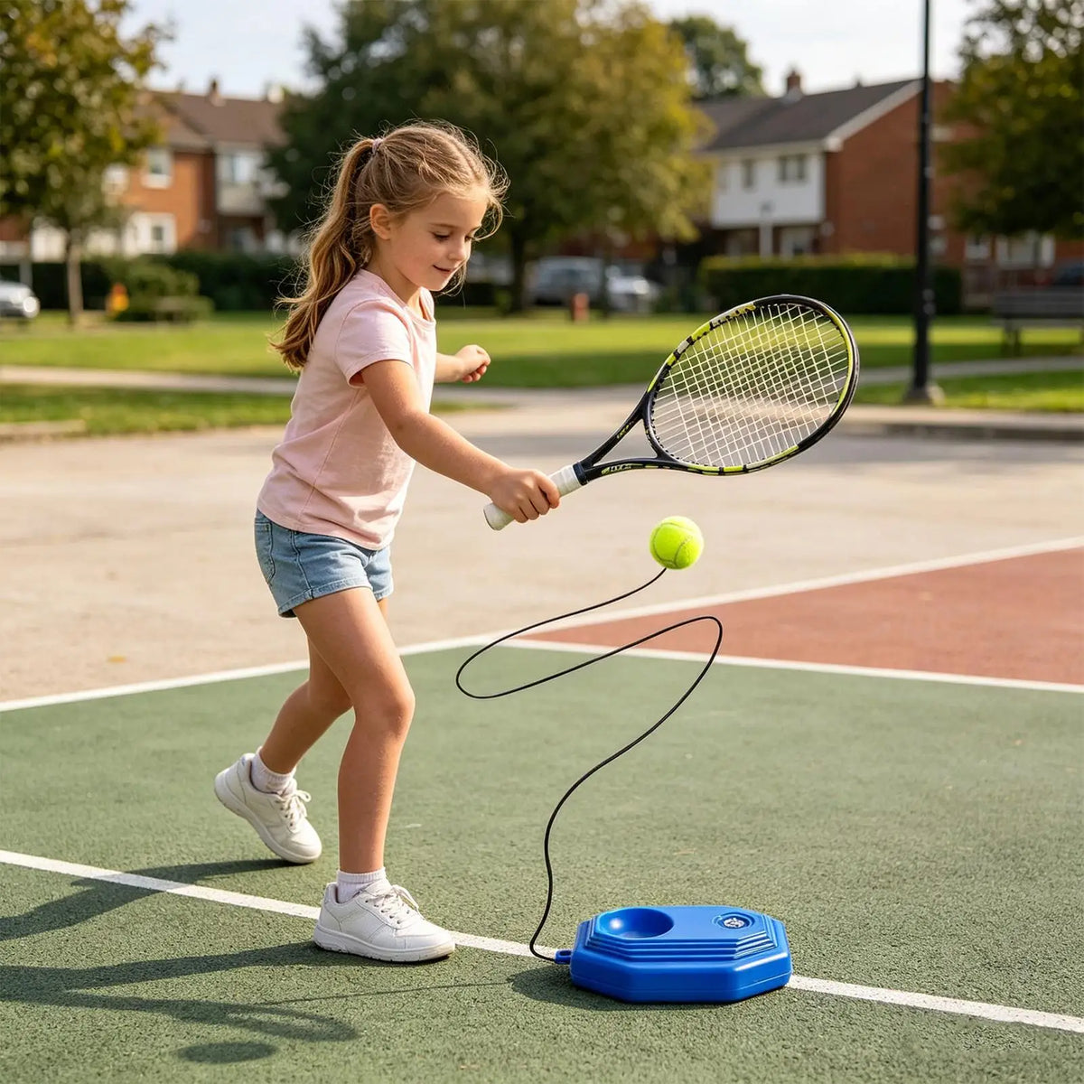 Tennis Rebounder Solo Trainer – String Return Ball for All Ages