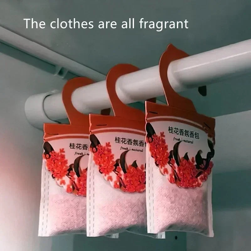 5packs Natural Air Fresheners Fragrant Hangable Deodorizing Paper