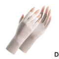 UV Protection Ice Silk Gloves – Nail Lamp & Sun Shield
