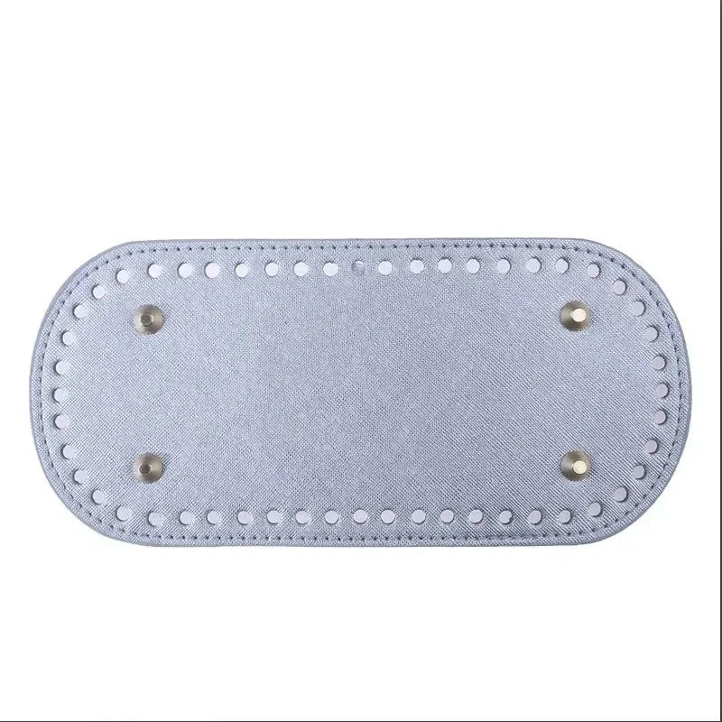 PU Leather Bag Base 22x10cm | Crochet & Knitted Bag Bottom