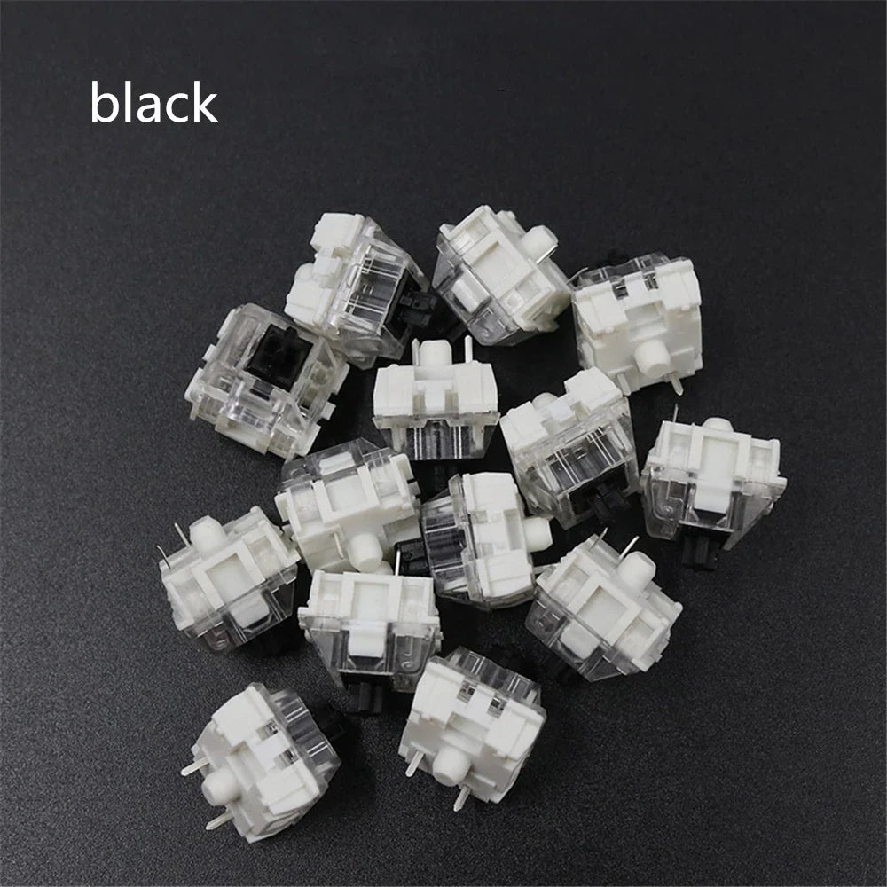 100 Pcs MX Mechanical Keyboard Switches – 3-Pin CIY SMD Black Blue