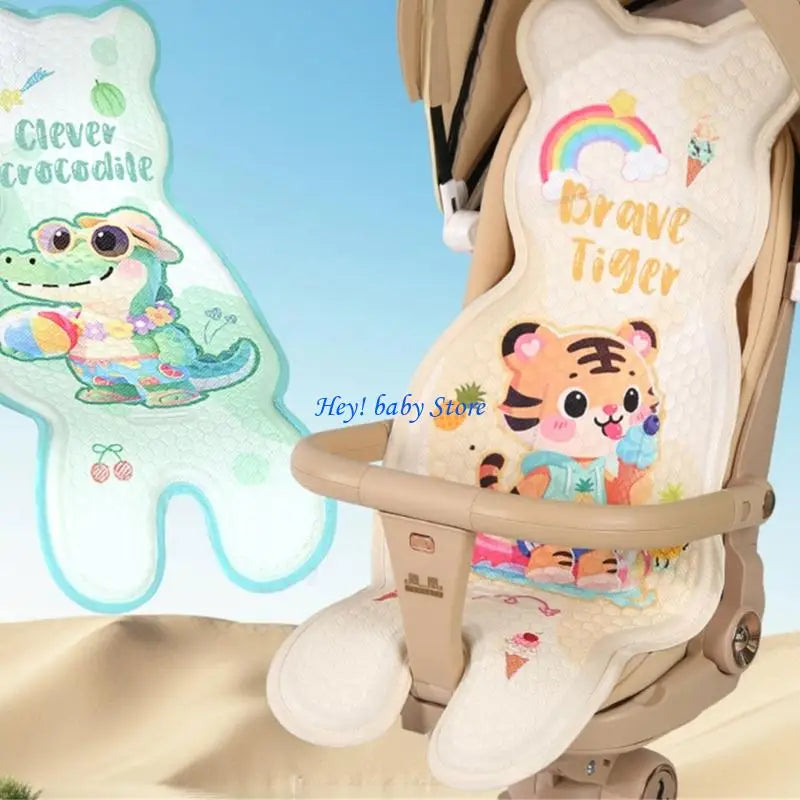 Baby Stroller Cooling Mat | Breathable TPE Gel Seat Cushion