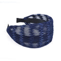 Korean Wide Chiffon Headband – Retro Toothed Hair Hoop for Women