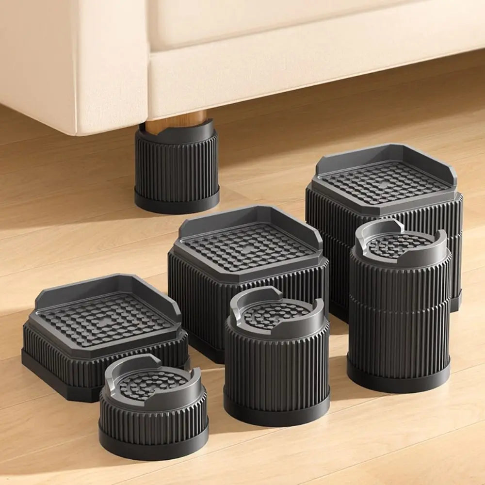 Heavy-duty Furniture Foot Pad Non-slip Adjustable Bed Lifts Risers