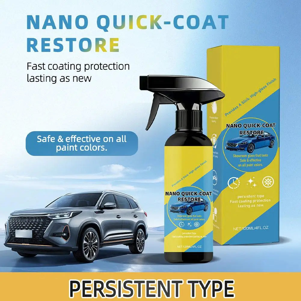 Nano Ceramic Coating Spray – Hydrophobic Car Paint Sealant