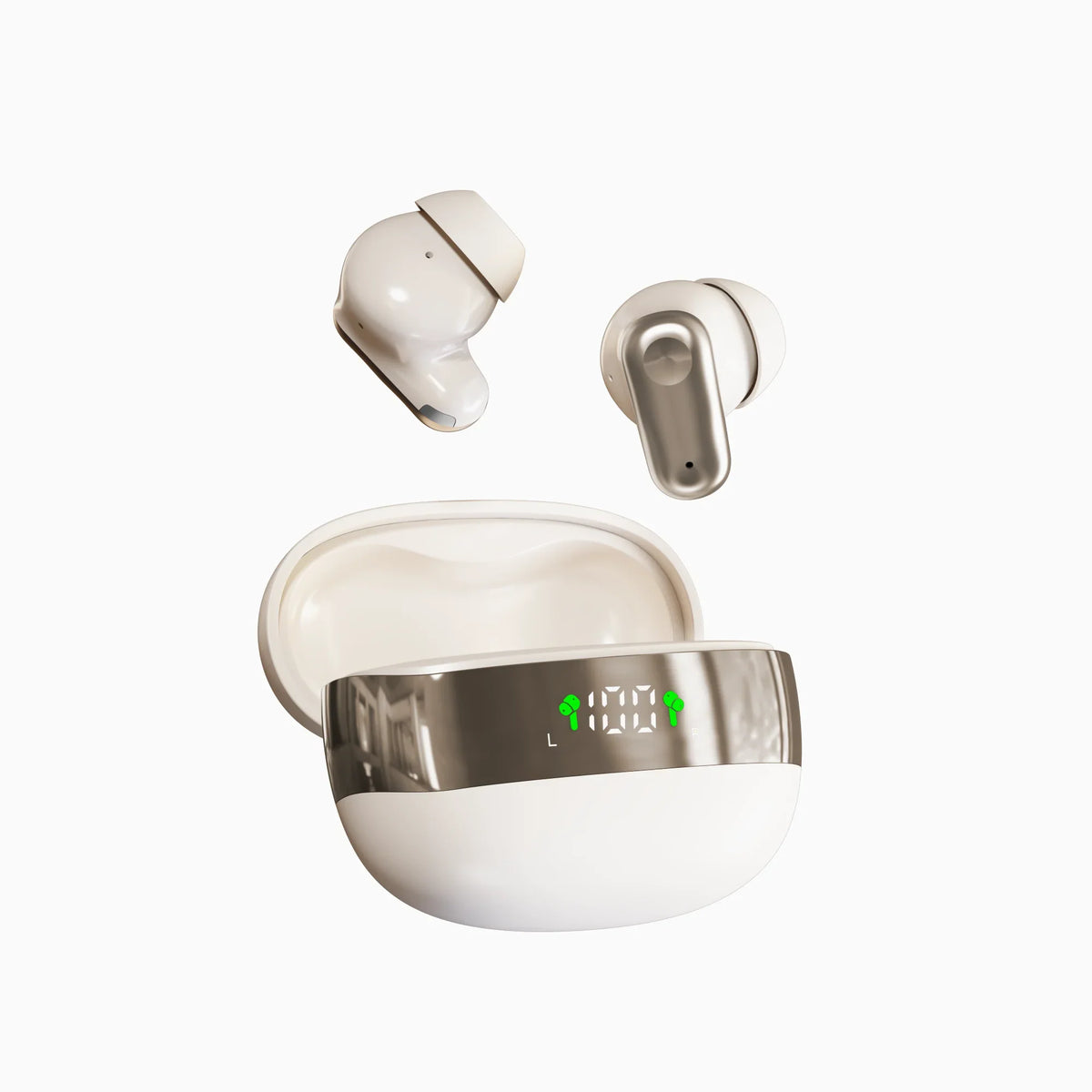 MINI550 Wireless TWS Earbuds – ANC Bluetooth Headphones LED