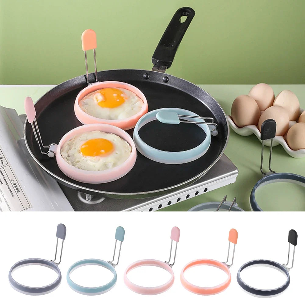 Silicone Egg Ring Mold – Omelette, Pancake & Burger Shaper