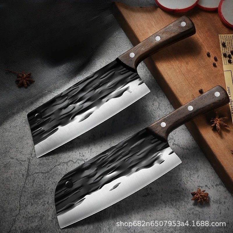 Forged Full Tang High-Carbon Steel Butcher Boning Knife 8"