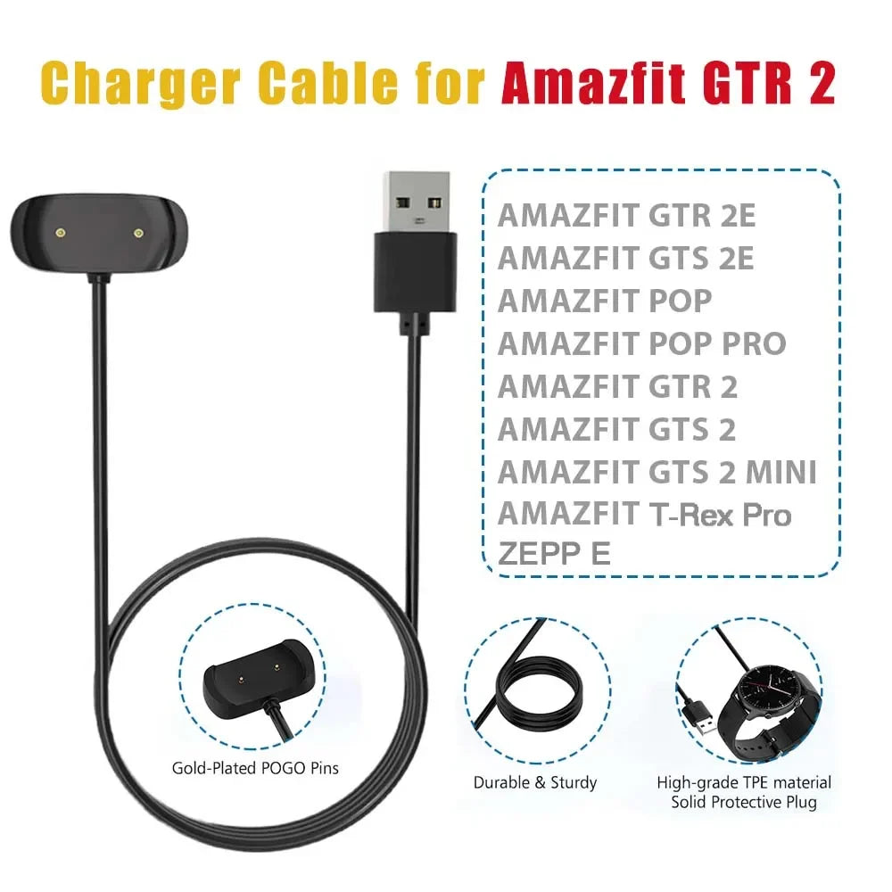 USB Charger Dock for Amazfit GTR 2 GTS 2 T-Rex Pro Zepp E