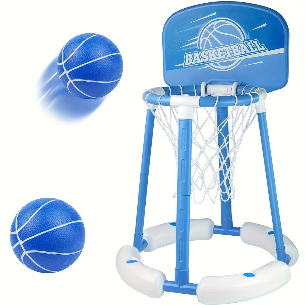 Floating Pool Basketball Hoop Set with Balls | Kids & Adults