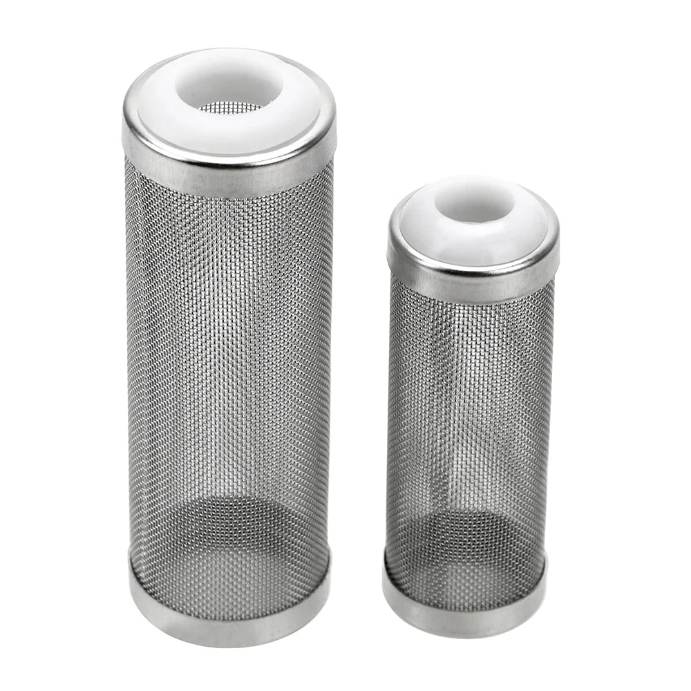 Stainless Steel Shrimp Guard Cylinder Filter – Aquarium Inlet S/L