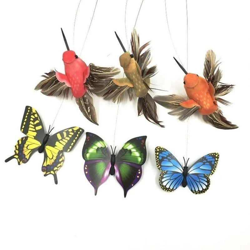 Electric Butterfly Flying Cat Toy – Flower Motion Teaser