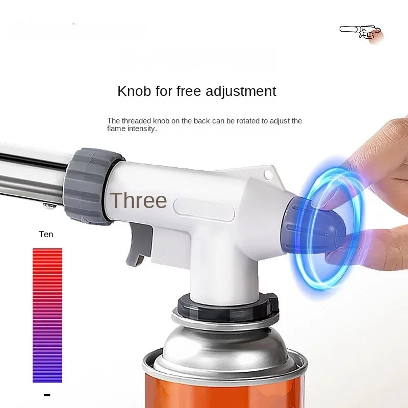 Butane Torch Lighter – Adjustable Flame Burner for Camping & BBQ