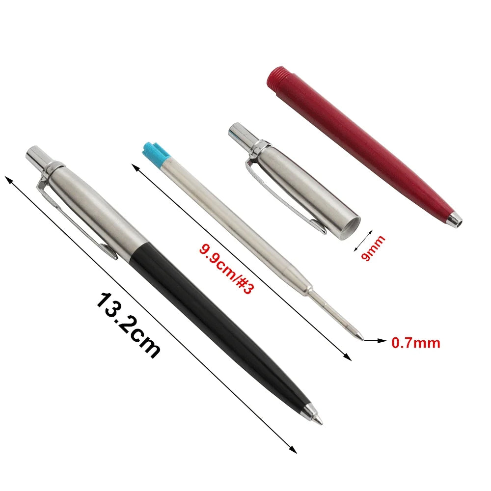 Metal Ballpoint Pens G2 Refill Blue Ink Automatic Promotional Writing
