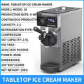 Commercial Tabletop Sundae Ice Cream Machine – 3.8L 450W