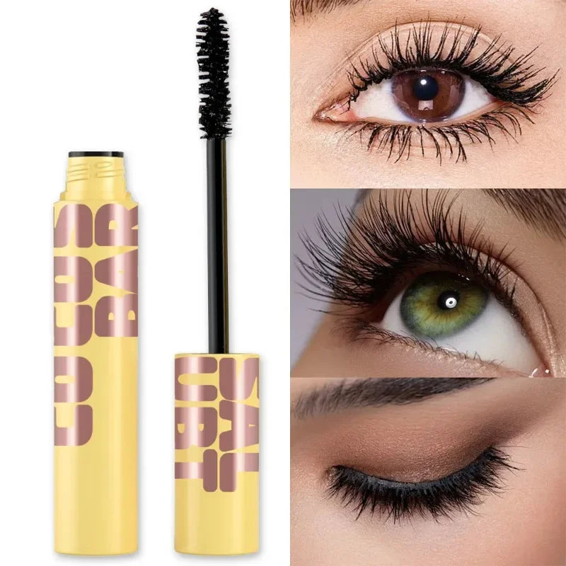 Black Waterproof Mascara Lengthening Curling Lash Eyelash Extension