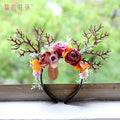 Christmas Headwear Forest-themed Antler Headband Easter Hair