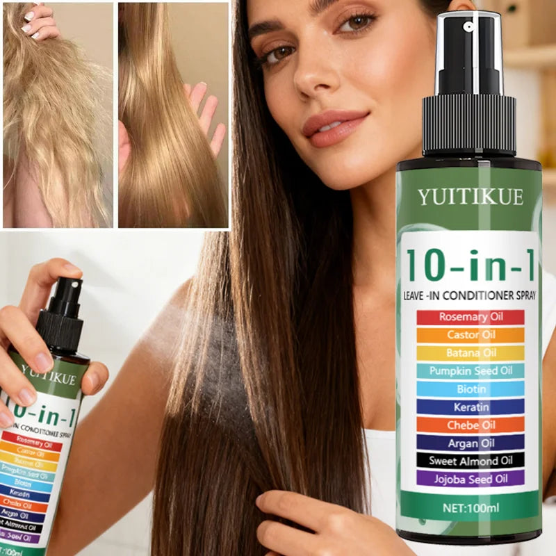 YUITIKUE 10-in-1 Leave-In Treatment | Rosemary & Argan Oil
