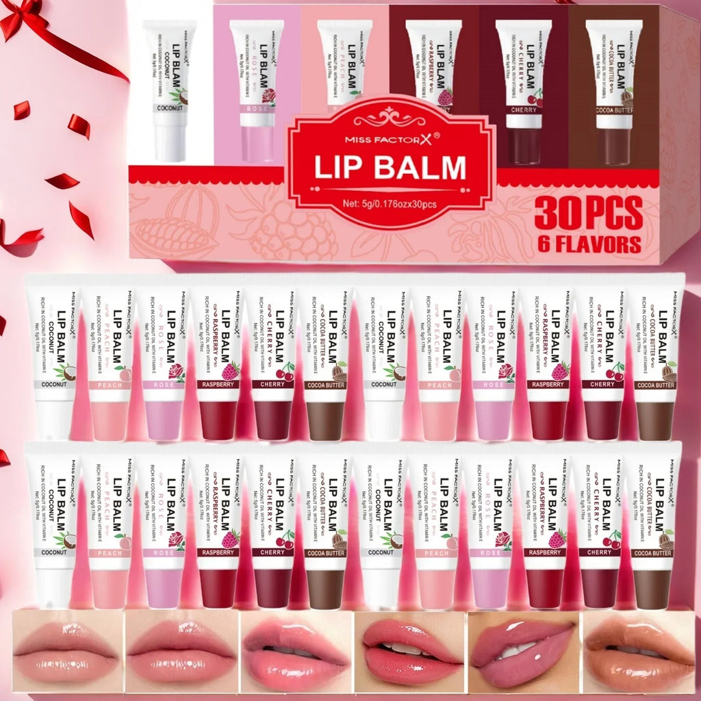 30-Pc Hyaluronic Acid & Collagen Lipstick Set | MISS FACTORX