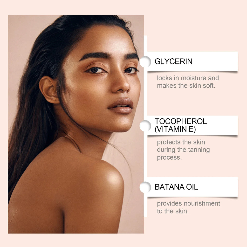 Brightening Tanning Face Serum – Moisturizing Glow Essence