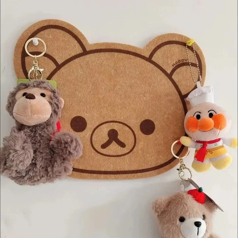 Cartoon Felt Board Home Decor Wall Panel Posters Bear Sticker