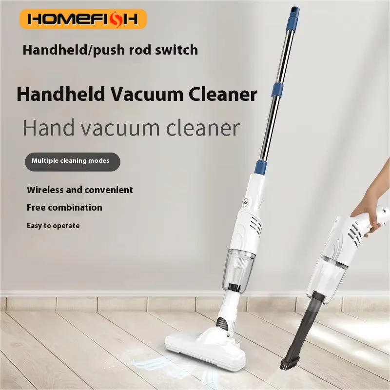 HOMEFISH Wireless Handheld Vacuum – Home & Car Cleaner