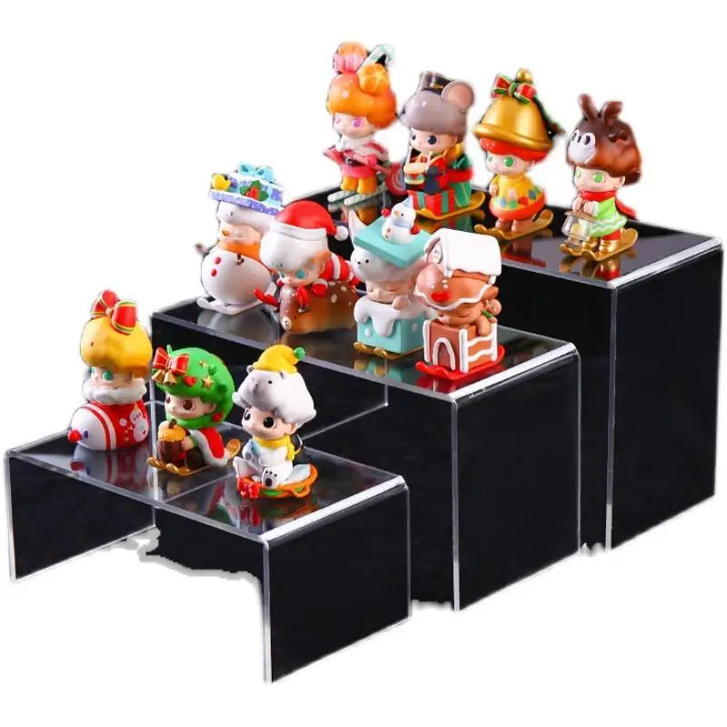 U-Shape Acrylic Display Risers – 15 Sizes for Jewelry & Figures