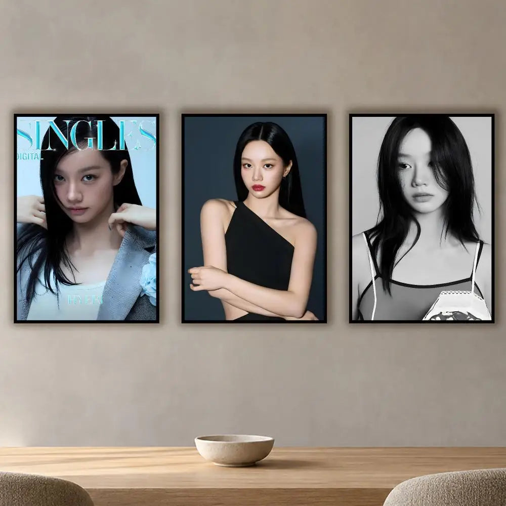 Lee Hye-ri HD Waterproof Poster Stickers | K-Drama Fan Décor