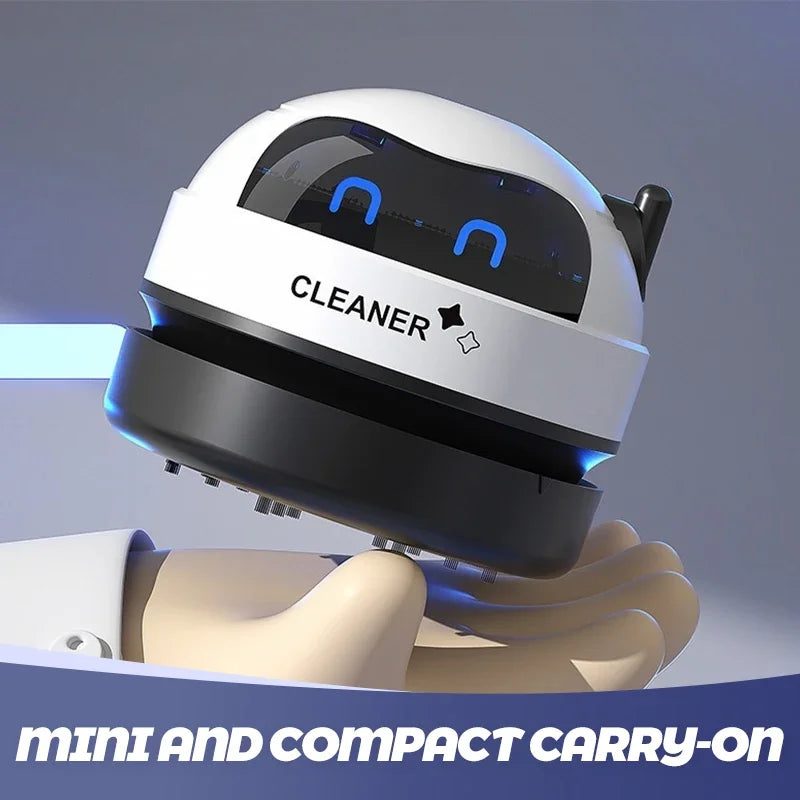 Mini Rechargeable Desktop Vacuum – Keyboard & Desk Cleaner