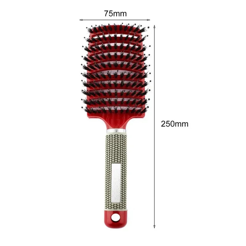 Women's Detangling Hair Brush – Nylon Bristle Scalp Massager