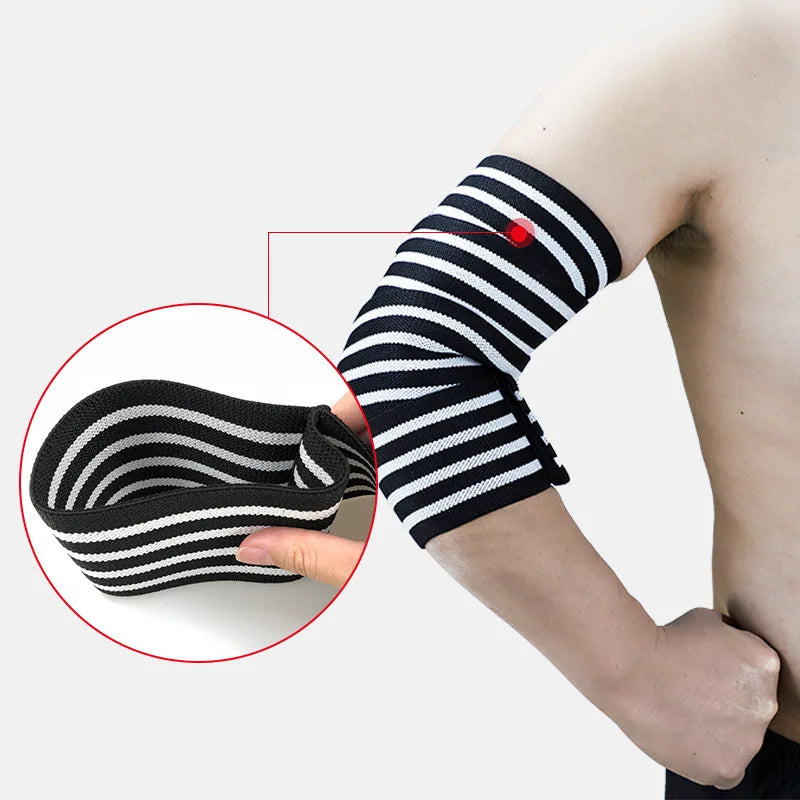 Knee Compression Wraps for Weight Lifting & Squat Training