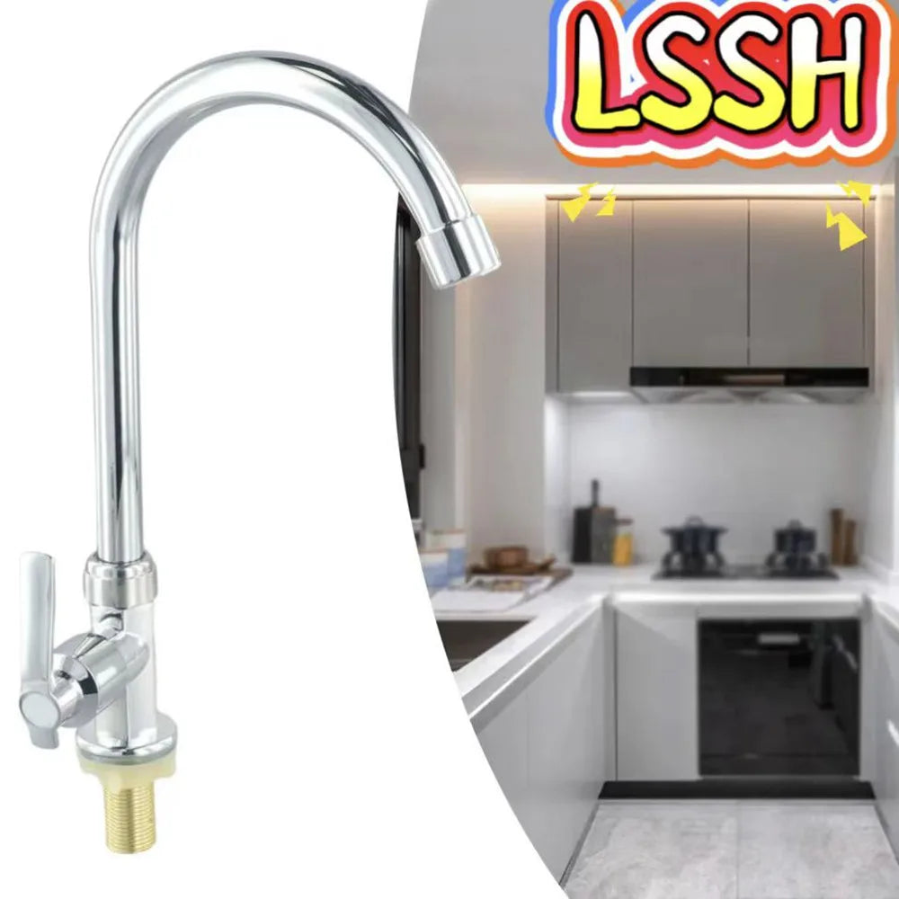 Single Lever Cold Water Kitchen Sink Faucet | Deck Mounted Tap