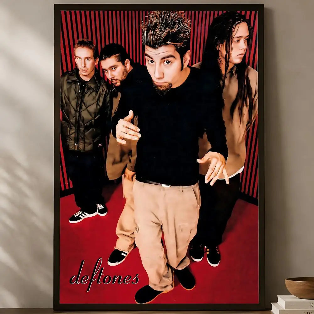 Deftones Poster Self-Stick HD PVC Waterproof Wall Art Decor
