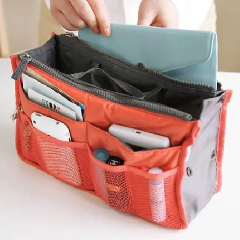 Large Capacity Makeup Bag & Toiletry Organizer | Double Zipper