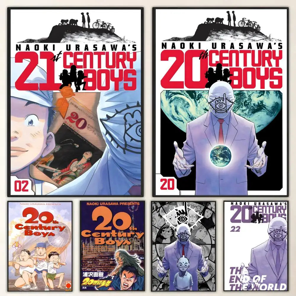 Anime 20th Century Boys HD Poster – Waterproof Sticky Wall Art