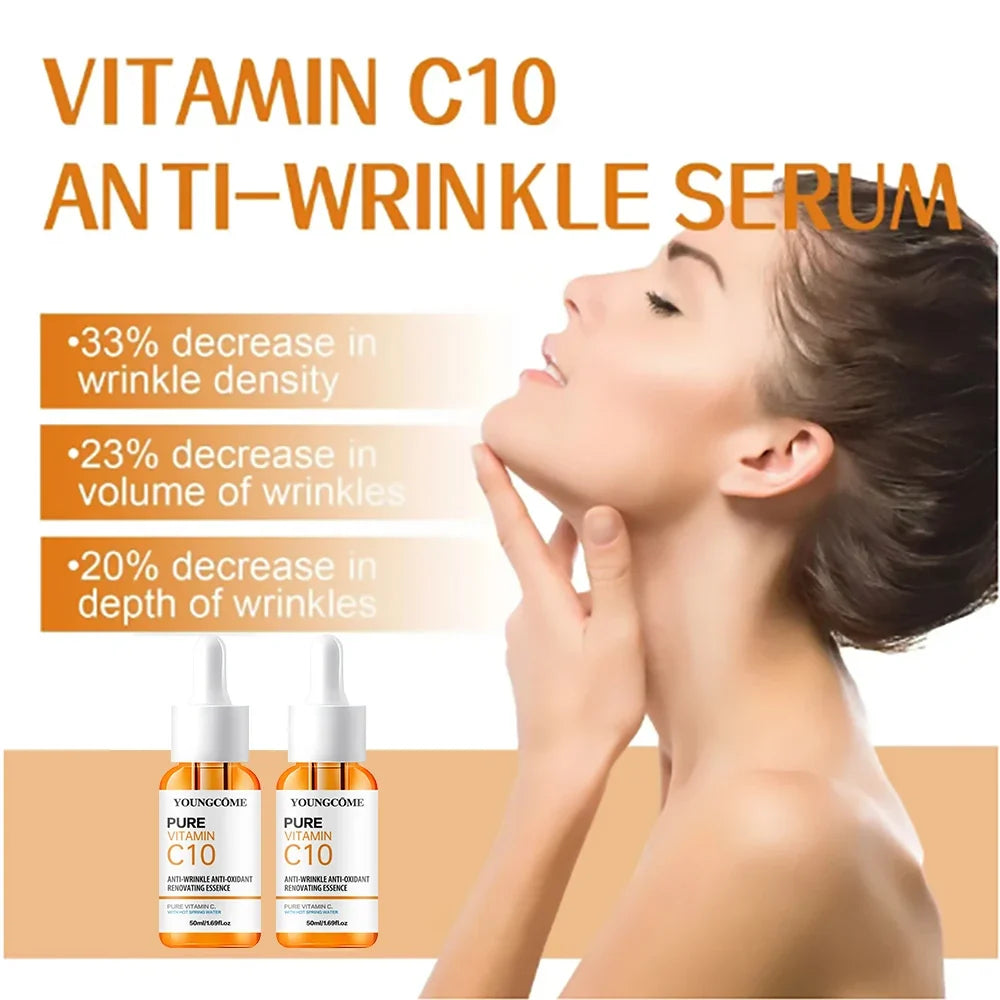 Vitamin C & Hyaluronic Acid Brightening Face Serum 10ml