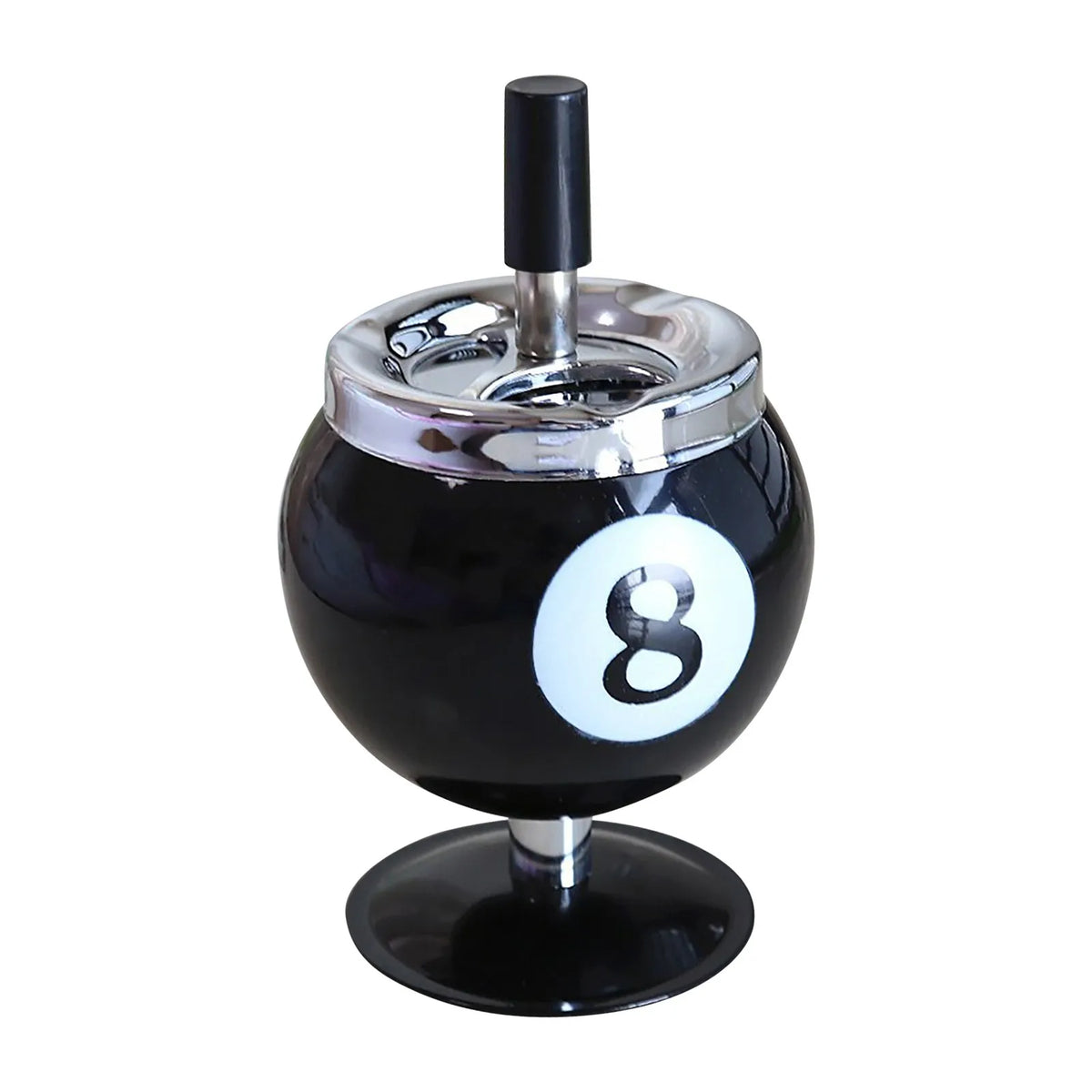 Billiard Ashtray with Lid – Windproof Metal Cigar Ashtray