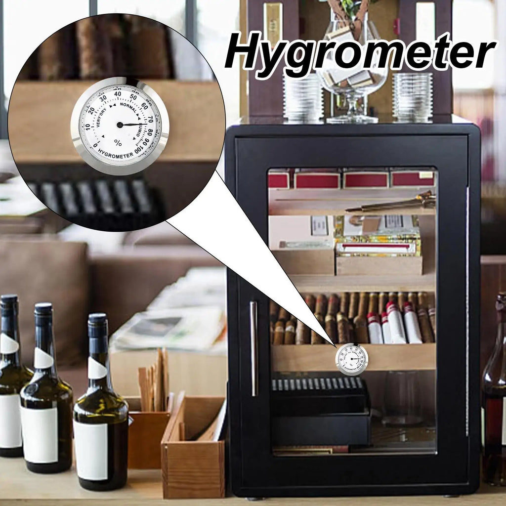Humidor Hygrometer Humidity Sensor Tester Precision Monitor Cabinet