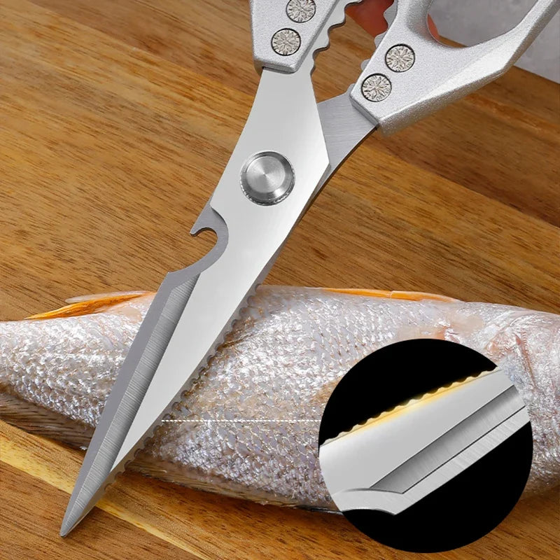Heavy-Duty Kitchen Shears | Stainless Steel Poultry Scissors