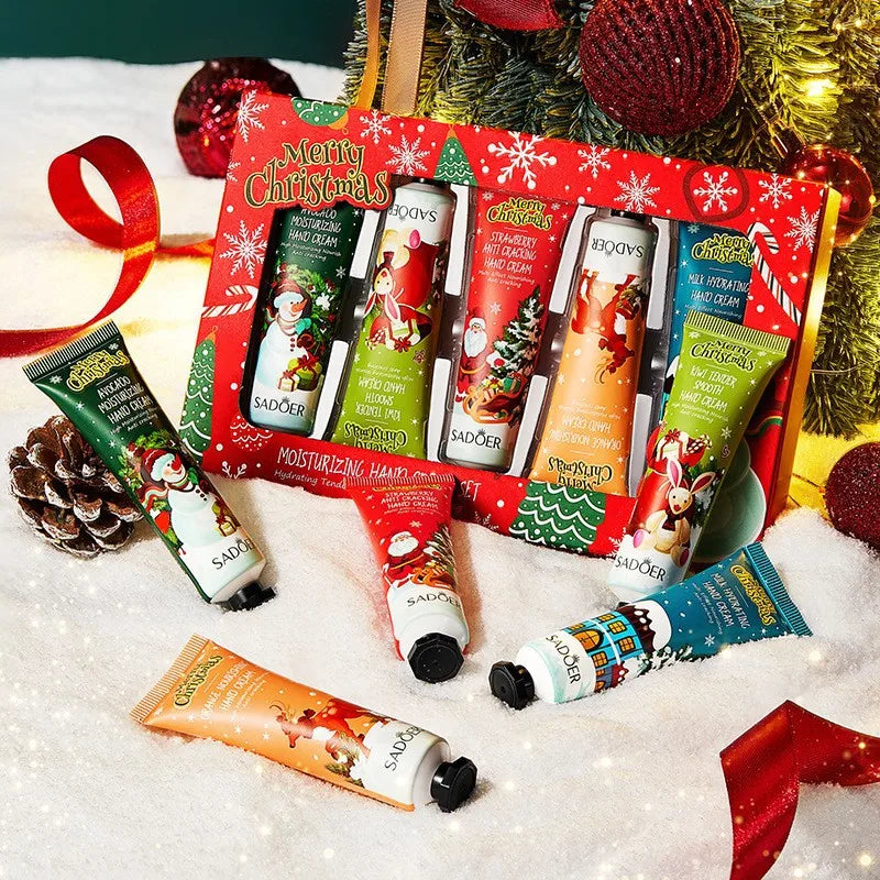 LUXURYTO 5-Piece Hand Cream Gift Set – 30g Travel Moisturizers