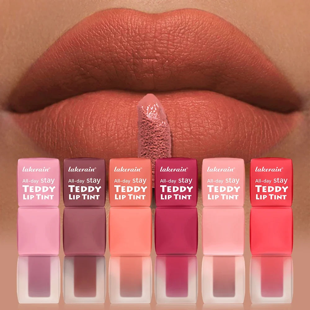 Teddy Lip Tint – 12HR Waterproof Matte Lip Stain | 6 Shades