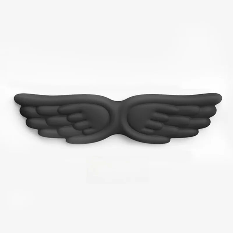 Angel Wing Memory Foam Keyboard & Mouse Wrist Rest Set