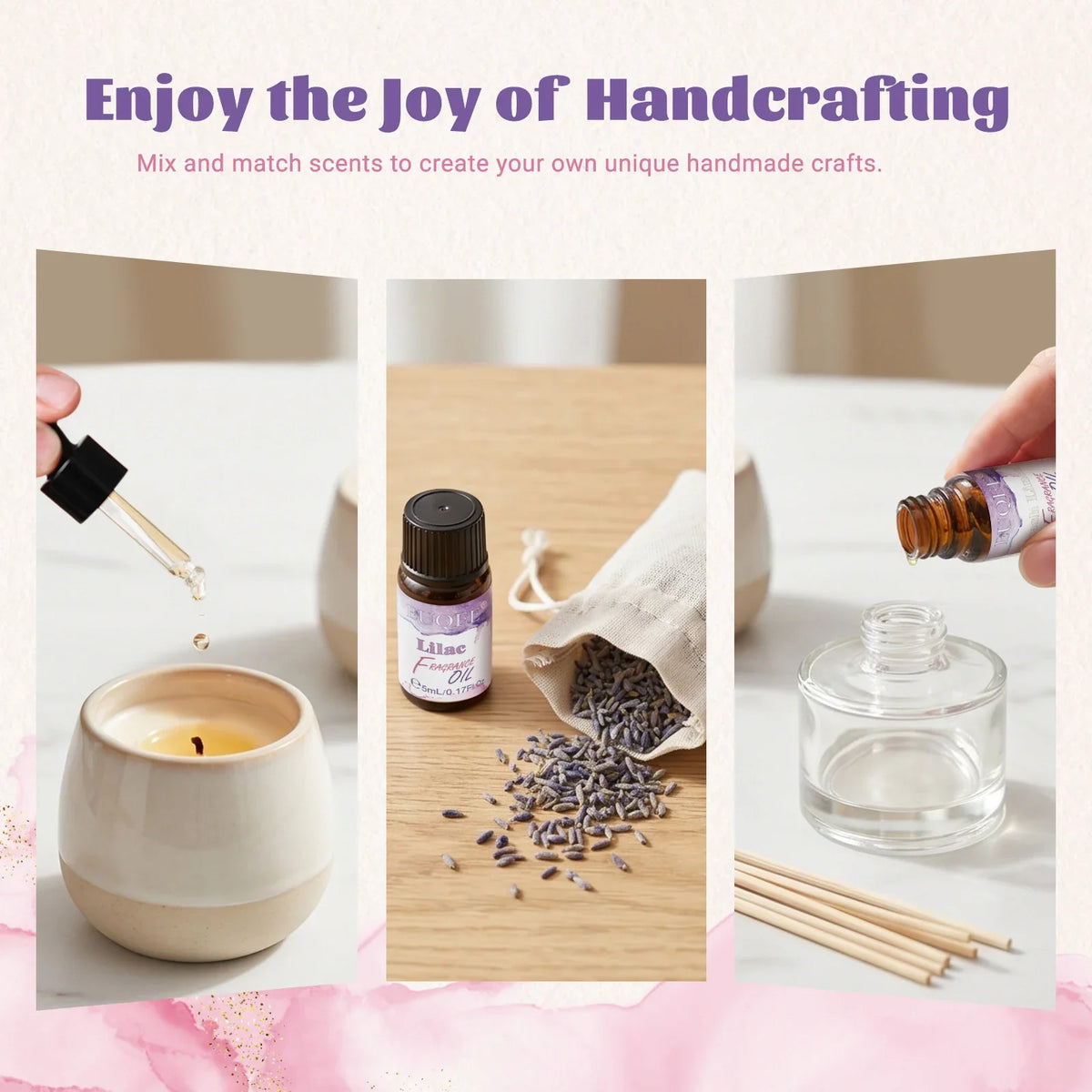 EUQEE 36-Piece Fragrance Oils Set – Candle & Diffuser Making
