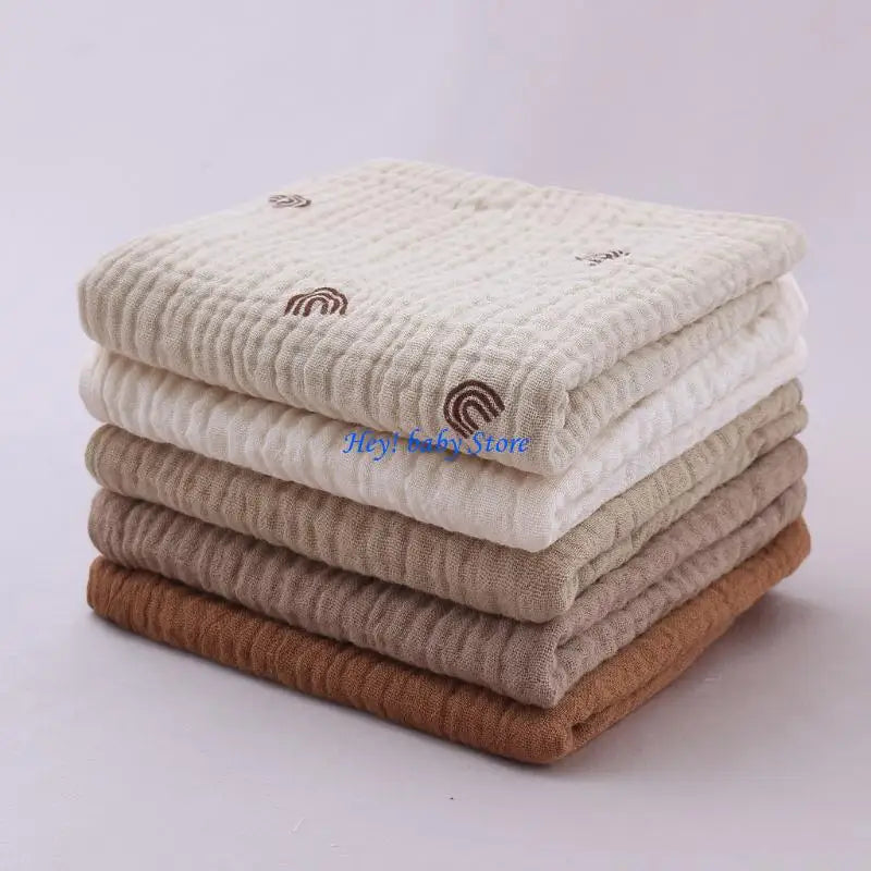 5-Pack Baby Cotton Washcloths – Soft Burp Cloths & Facecloths