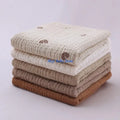 5-Pack Baby Cotton Washcloths – Soft Burp Cloths & Facecloths