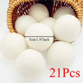 30-Pack Wool Dryer Balls – Natural Reusable Fabric Softener