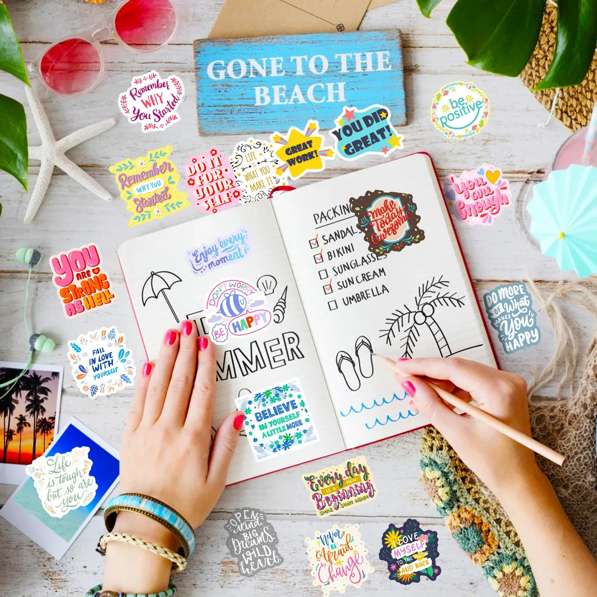 Inspirational Sticker Stickers Affirmation Positive Journaling