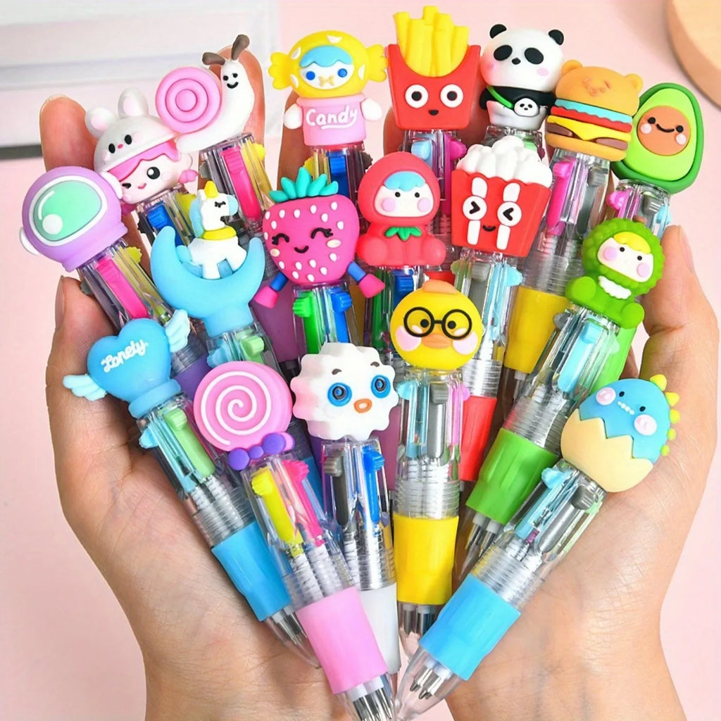 4-in-1 Multicolor Ballpoint Pens – Fun Party Favors & Gifts
