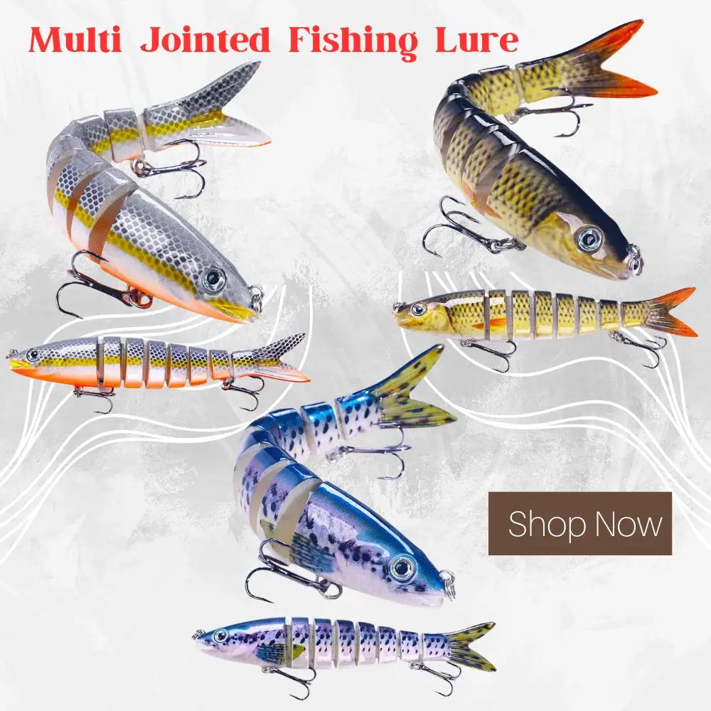 Multi-Jointed Swimbait Fishing Lure 13.4cm | Fresh & Saltwater
