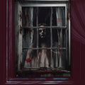 Halloween Window Silhouette Poster | Spooky Window Decoration